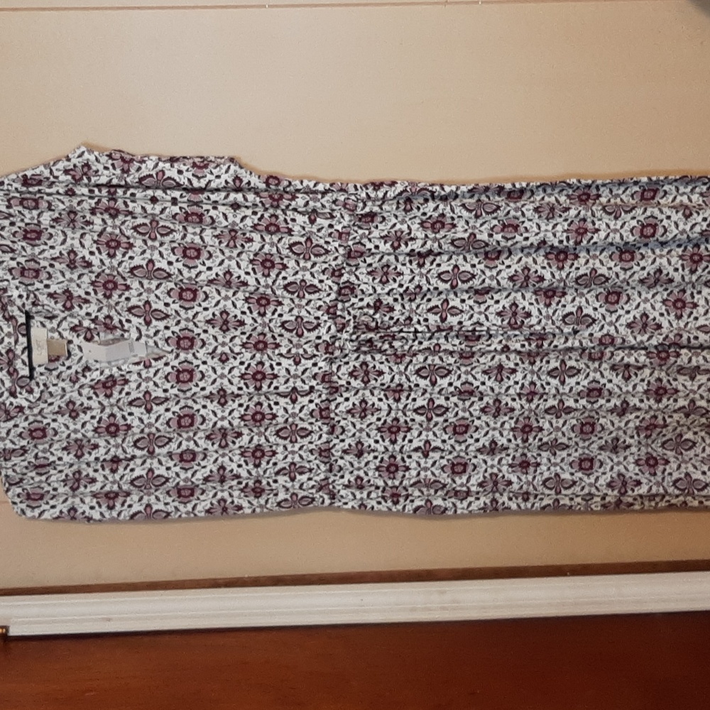 Loft Outlet Womens Xl Tie Waist Dress